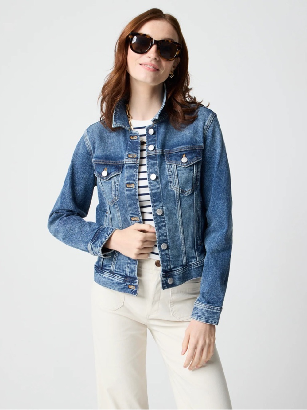 J Crew Factory Classic jean jacket